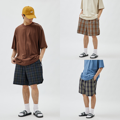 laprima短裤青春时尚格纹