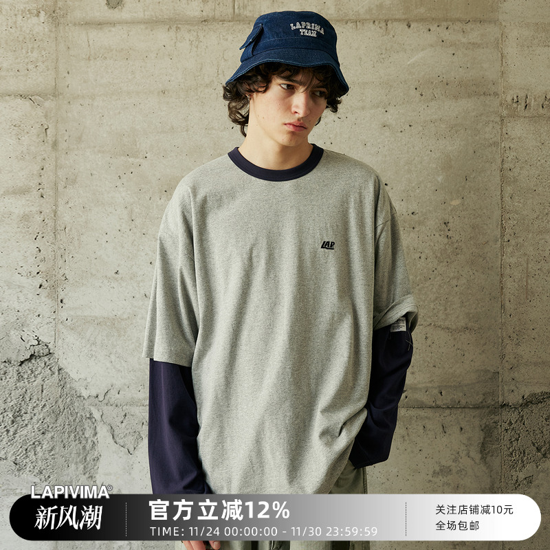 laprima假两件双面穿长袖