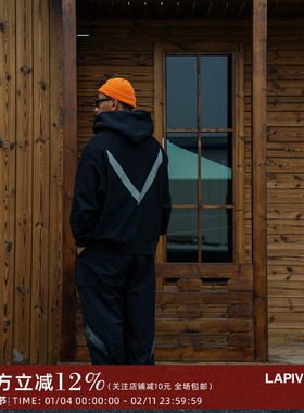 LAPIVIMA USAFA REVERSE WEAVE HOODIE 反向编织连帽卫衣加绒加厚