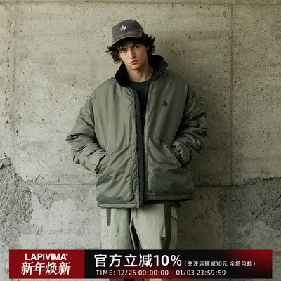 laprima冬季隐藏式风帽棉衣