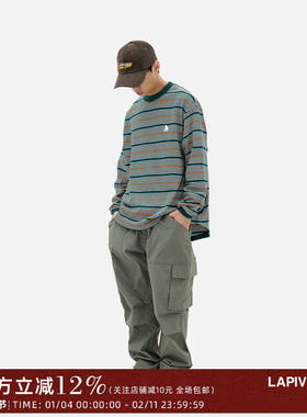 LAPIVIMA RIPSTOP TACTICAL PANTS 吸湿透气多口袋工装长裤阔腿裤