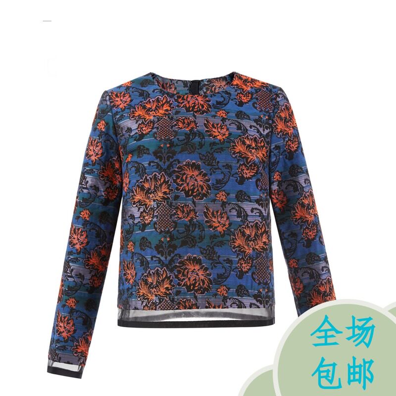 2017秋冬女装时尚蕾丝拼接绣花长袖短款上衣A1CE44627|msdalam kategori Butik wanita / wanita, baju lace/baju chiffon - dari Buy2taobao.com untuk memberikan perkhidmatan ejen Taobao profesional membeli