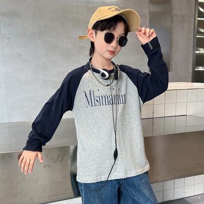 童装男童纯棉长袖T恤春秋装