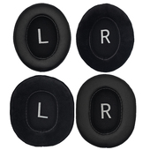 乾音椭圆头戴式 羊皮耳机套罩垫天鹅绒海绵加厚慢回弹记忆绵Earpad