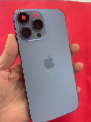 XR改13pro电镀后盖总成，中框小花，摆柜台的样品特价清货！