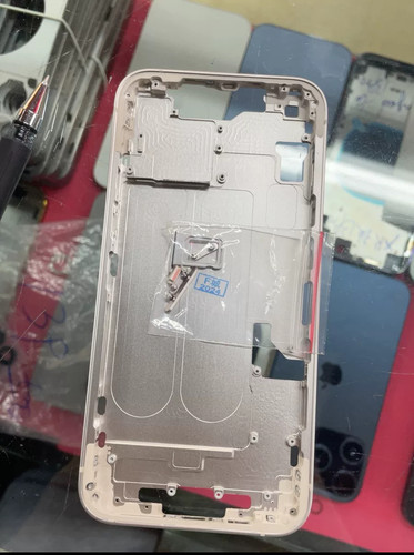 适用于14//14plus中框送按键防水胶防尘网
