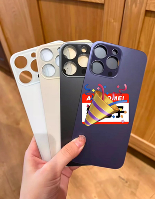 适用于14/14plus/14pro/14pro max后盖玻璃14pm后盖玻璃大孔玻璃