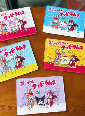 日本怀旧复古昭和小动物松鼠兔子家居磁性冰箱贴装饰布丁狗kitty