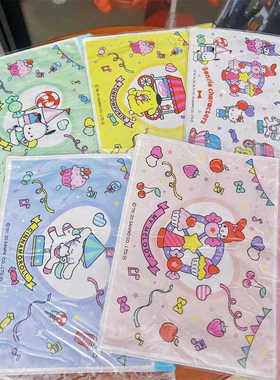 日单三丽鸥中古周边PVC收纳袋文件袋自封袋笔袋拉链玉桂狗帕恰狗