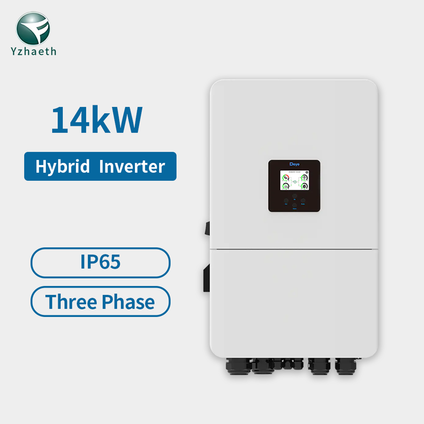 德业SG05LP3-EU-SM2 适应14-20千瓦混网低压单相逆变器
