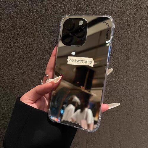 你真的很棒适用iphone16华为pura70苹果15手机壳opporeno7镜面vivox90一加12潮mate60pro英文小米14情侣nova8