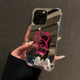 power健身KT凯蒂猫适用iPhone17pro镜面15promax卡通14苹果16手机壳xs创意13潮牌7 8plus简约12卡通xr补妆6sp