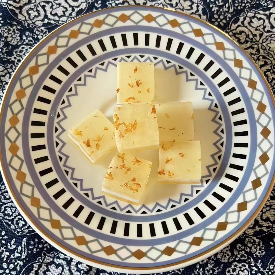 夹心桂花马蹄冻糕水晶桂花糕景区特色休闲零食小吃年货糖果5斤