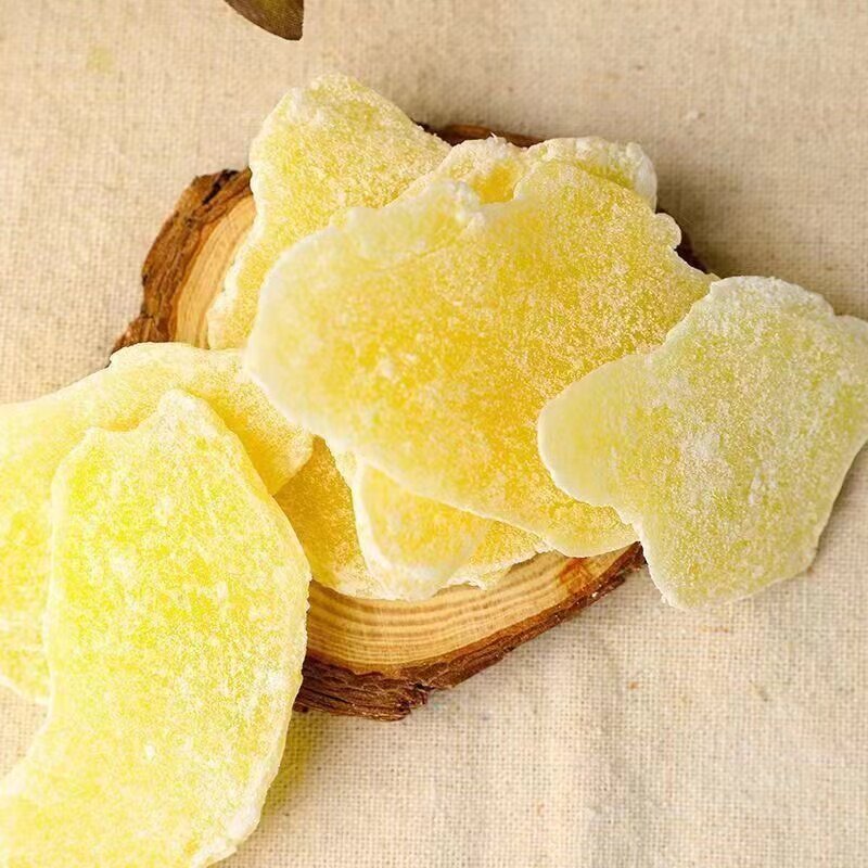黄姜片即食干姜片姜糖姜片干甜姜糖片办公室休闲零食袋装包邮