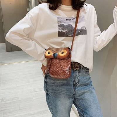 Owl bag tend new women's bag fashion personality animal