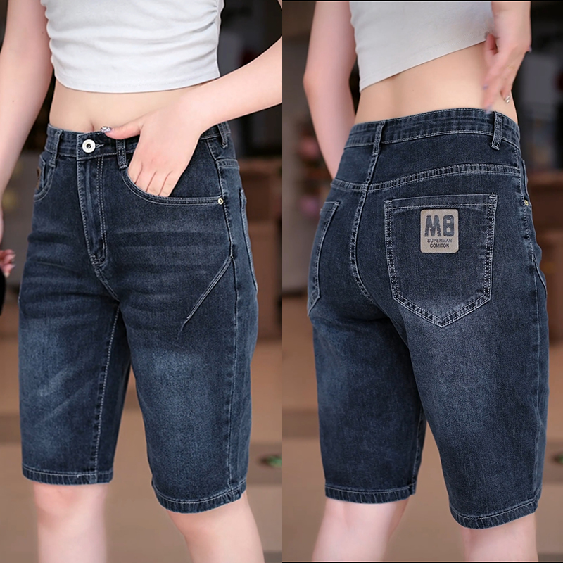 牛仔短裤男士夏季直筒五分裤