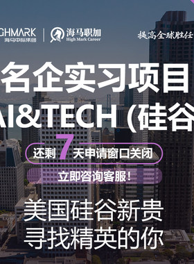 美国硅谷实习IT人工智能AI实习数分商分留学生远程实习寒假暑期
