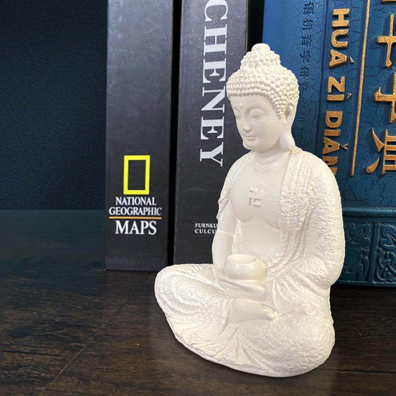 跨境热卖东南亚佛像宗教神像金色树脂工艺装饰品家居玄关客厅摆件