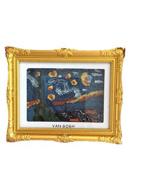 精品树脂冰箱贴桌面摆件世界旅游纪念品 梵高世界名画星空 向日葵