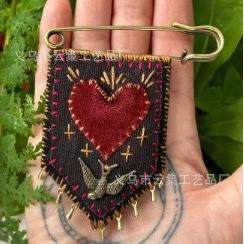 跨境新品Hope's Protection Pocket with Rosemary创意胸针口袋