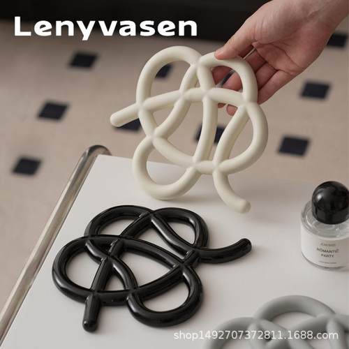 陶瓷隔热垫餐桌垫厨房耐热防烫菜盘垫创意装饰碗垫锅垫跨境热采