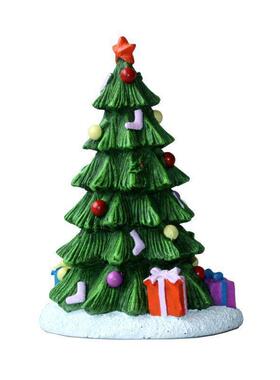 跨境新品圣诞树礼物家居装饰摆件树脂工艺品工厂场景装饰
