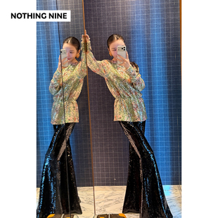 闪烁星河亮片喇叭裤 NOTHING NINE