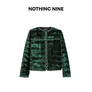 NOTHING 奥拉丁极光限量韩国进口丝绒面料两口袋外套 NINE
