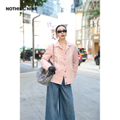 NOTHING NINE 柔光恩典羊毛粗花呢夹棉外套