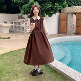 2025春季新款假两件连衣裙137-5010-P135-控198，商品下架区，浙宝137