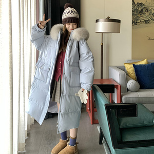 现货 2025冬季新款 长款大毛领棉服外套 137-8011-P195-控298图片