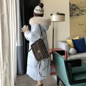 现货 2025冬季新款 长款大毛领棉服外套 137-8011-P195-控298，女装棉衣/棉服，浙宝137