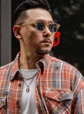 欧内联名EMLESS 意大利板材手工太阳镜墨镜户外复古男女偏光