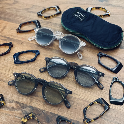 欧内眼镜太阳镜多边形复古户外