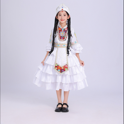 新款俄罗斯族儿童演出服