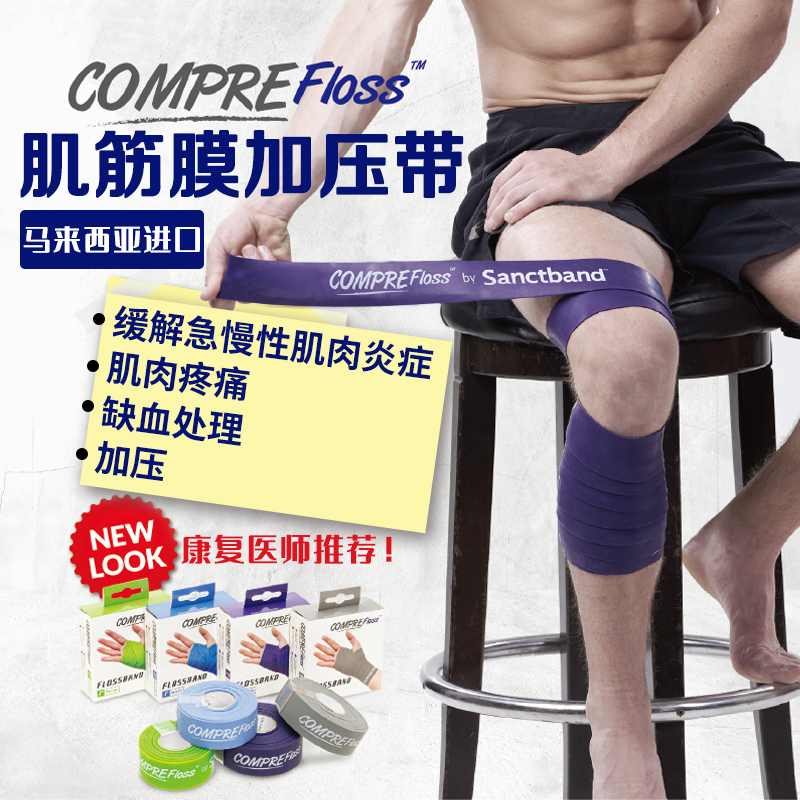 flossband原装进口肌筋膜加压带