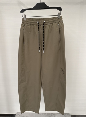 26春夏CAVALLI CLASS男裤个性裁剪经典字母logo刺绣舒适休闲裤