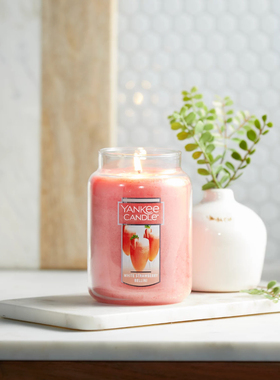 Yankee扬杨基蜡烛魅力光芒catching草莓柠檬冰strawberryice石榴