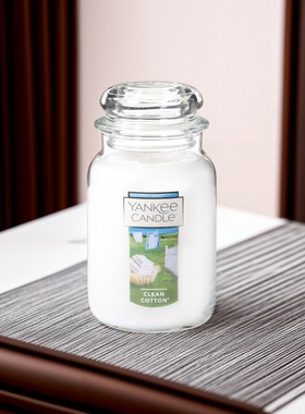 净棉cleancotton扬杨洋基香薰蜡烛yankee姜东昊姜丹尼尔家车用礼