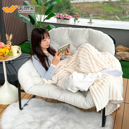 午憩宝阳台休闲懒人沙发椅客厅简易小沙发卧室靠背椅子宿舍电脑椅