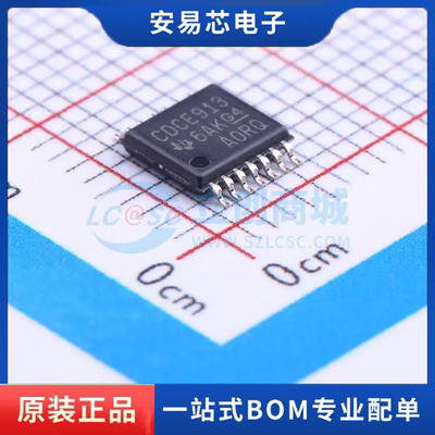 CDCE913PWR  封装SOP 时钟发生器/频率合成器/PLL 全新原装