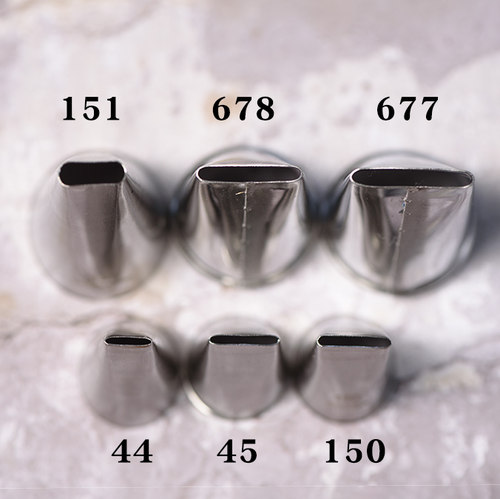 韩式进口151号一字型豆沙裱花嘴