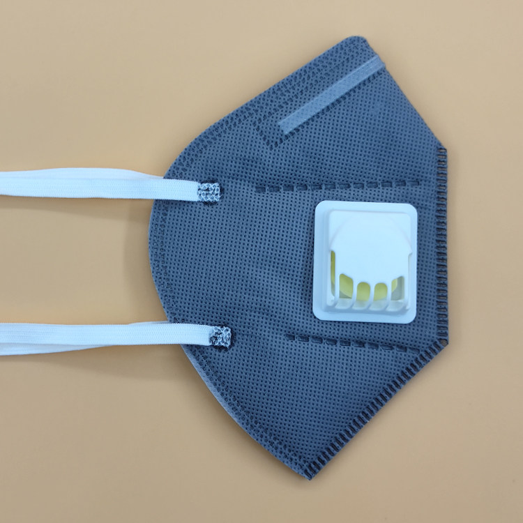 MC 42V头戴式一次性活性炭呼吸阀kn95折叠工业防尘口罩防甲醛异味