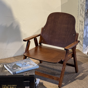 复古扶手椅露营咖啡店中古百搭可米特 原创设计师矮款 YIGE壹个