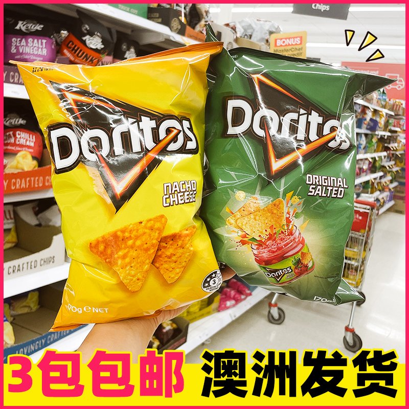 澳洲代购美版多力多滋玉米片Doritos奶酪薯片蘸酱进口膨化零食