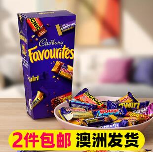澳洲进口Cadbury吉百利混合巧克力礼盒圣诞派对分享装送礼节日