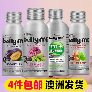4件包邮澳洲白人中药BellyME睡眠饮料功能益生菌胶原蛋白胃镁经期