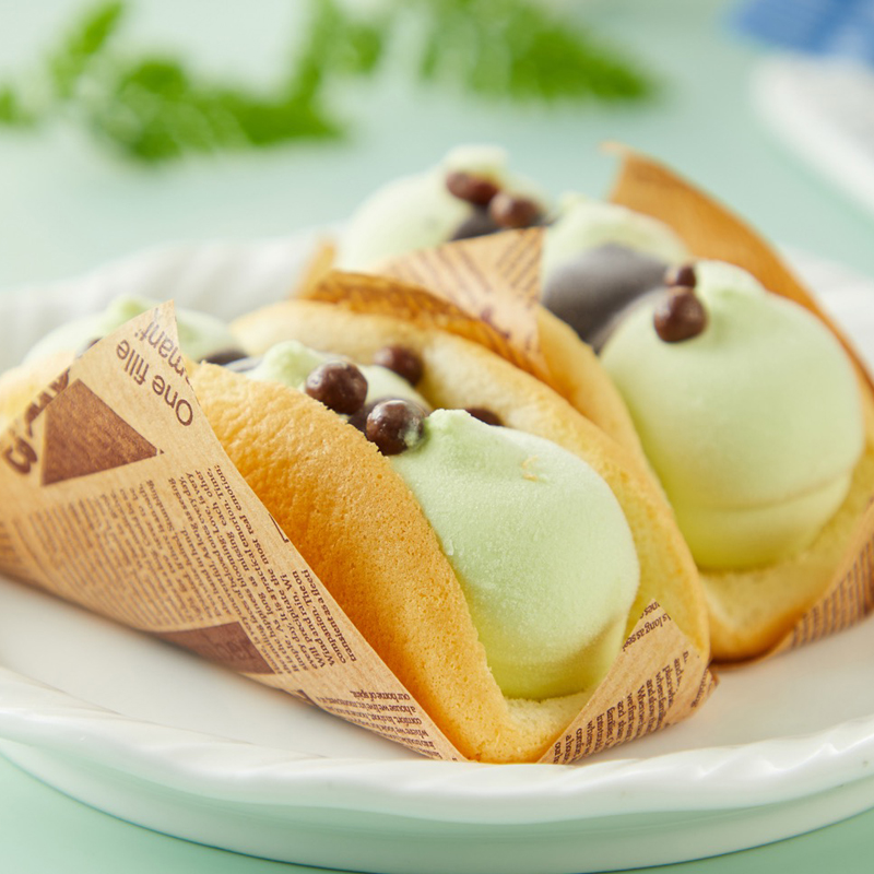 2袋大桥道雪顶抱抱卷冰淇淋开心果特醇生巧蛋糕网红雪糕批发甜品