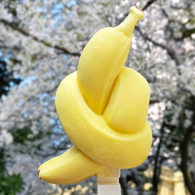 2支普拉拉拧巴蕉香蕉牛奶冰淇淋