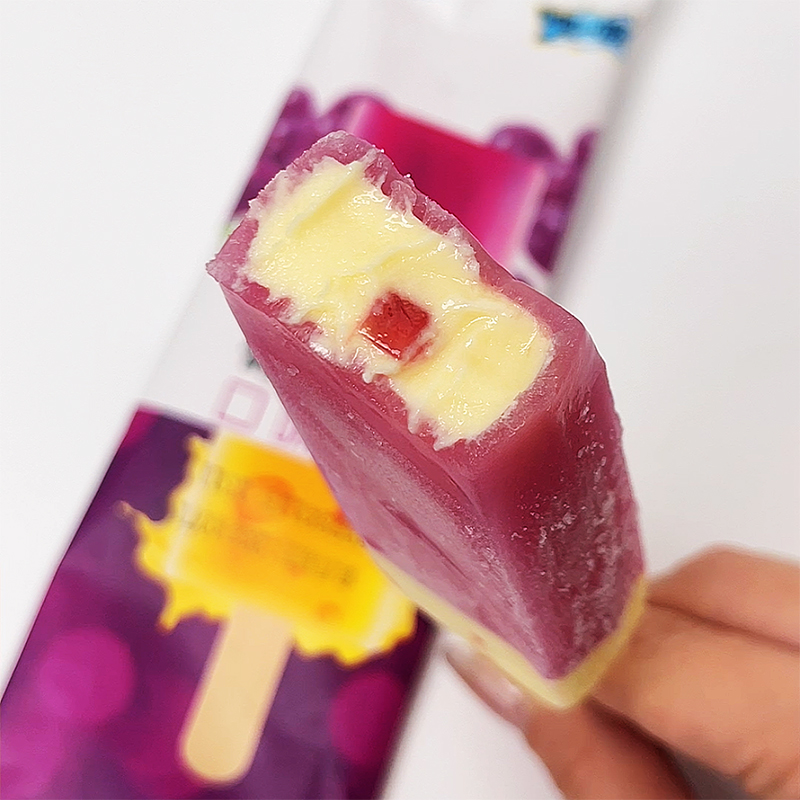 5支五丰爽一族葡萄芝士冰棒